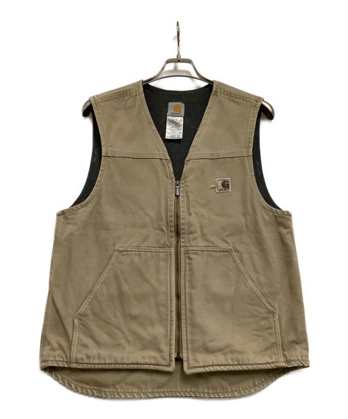 CarHartt（カーハート）CarHartt (カーハート) ダックベスト ベージュ サイズ:Mの古着・服飾アイテム