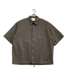 digawel（ディガウェル）の古着「CANVAS BIG S/S SHIRT」｜グレー