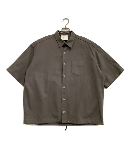 digawel（ディガウェル）digawel (ディガウェル) CANVAS BIG S/S SHIRT グレー サイズ:freeの古着・服飾アイテム