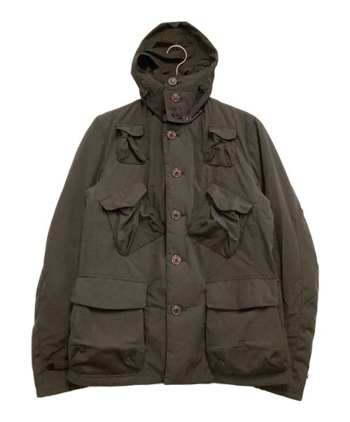 WOOLRICH（ウールリッチ）WOOLRICH (ウールリッチ) フーデッドダウンブルゾン カーキ サイズ:Sの古着・服飾アイテム