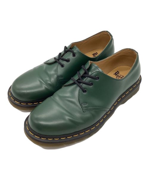 Dr.Martens（ドクターマーチン）Dr.Martens (ドクターマーチン) 3ホールシューズ グリーン サイズ:UK9の古着・服飾アイテム