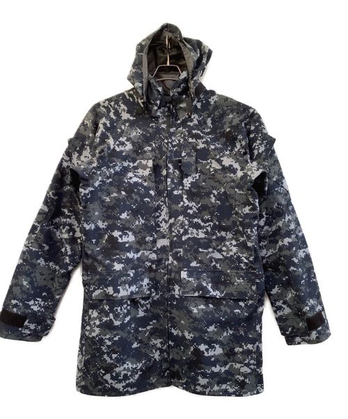 U'S NAVY（ユーエスネイビー）U'S NAVY (ユーエスネイビー) ミリタリーコート ネイビー×グレー サイズ:Mの古着・服飾アイテム