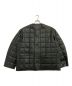 YOKE（ヨーク）の古着「REVERSIBLE QUILTED LEATHER LINNER BLOUSON」｜グレー