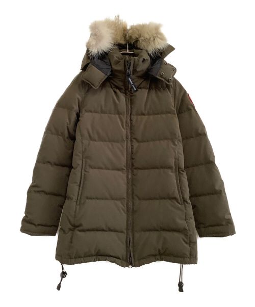 CANADA GOOSE（カナダグース）CANADA GOOSE (カナダグース) BELLEVILLE PARKA カーキ サイズ:Sの古着・服飾アイテム