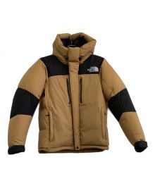 THE NORTH FACE（ザ ノース フェイス）の古着「ダウンジャケット」｜ベージュ×ブラック