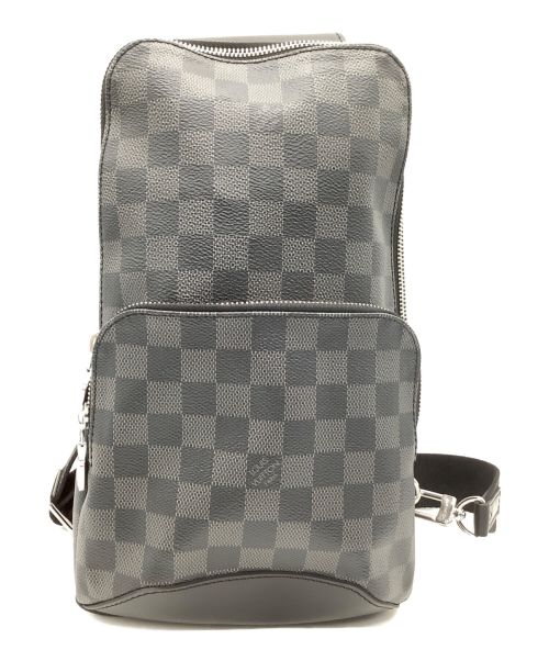 LOUIS VUITTON（ルイ ヴィトン）LOUIS VUITTON (ルイ ヴィトン) アヴェニュー・スリングバッグ ブラック×グレーの古着・服飾アイテム