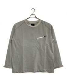 GRAMICCI（グラミチ）の古着「STORMFLEECE LOGAN TEE」｜ライトグレー