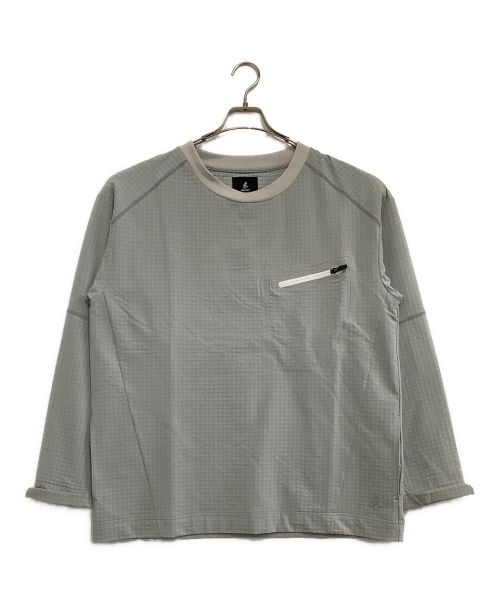 GRAMICCI（グラミチ）GRAMICCI (グラミチ) STORMFLEECE LOGAN TEE ライトグレー サイズ:L 未使用品の古着・服飾アイテム