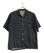 UNDERCOVERアンダーカバー）の古着「TTEE開襟半袖シャツ Cindyprint#21」｜ブラック