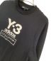 中古・古着 Y-3 (ワイスリー) STACKED LOGO CREW SWEATER ブラック サイズ:M：15000円