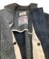 中古・古着 Harris Tweed (ハリスツイード) BEAUTY&YOUTH (ビューティーアンドユース) パッチワークツイードジャケット ネイビー×グレー サイズ:M：11800円