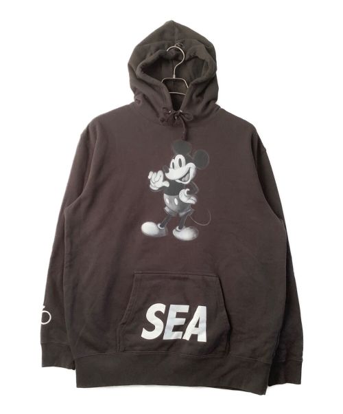 WIND AND SEA（ウィンド アンド シー）WIND AND SEA (ウィンダンシー) DISNEY 100 プルオーバーパーカー グレー サイズ:Lの古着・服飾アイテム