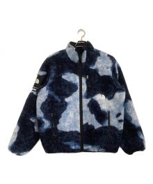 SUPREME×THE NORTH FACE（シュプリーム×ザ ノース フェイス）の古着「Bleached Denim Print Fleece jacket」｜ネイビー