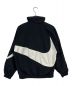 NIKE (ナイキ) Big Swoosh Woven Statement Jacket(ビッグ スウッシュ ウーブン ステートメント ジャケット) ブラック サイズ:Ｍ：7000円