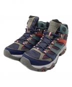 MERRELL×WHITE MOUNTAINEERINGメレル×ホワイトマウンテ二アニング）の古着「トレッキングシューズ」｜グリーン×レッド