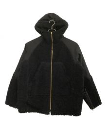 TOGA VIRILIS TOGA ARCHIVES（トーガ ビリリース トーガ アーカイブ）の古着「FAKE BOA HOODIE BLOUSON」｜ブラック