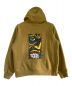 SUPREME (シュプリーム) Distured ZIP UP Hooded Sweatshirt DARK MUSTARD サイズ:L：8000円