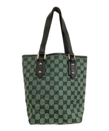 GUCCI（グッチ）の古着「GGハンドバッグ」｜グリーン