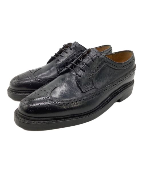 Florsheim（フローシャイム）FLORSHEIM  (フローシャイム) ウィングチップシューズ ROYAL IMPERIAL ブラック サイズ:7の古着・服飾アイテム