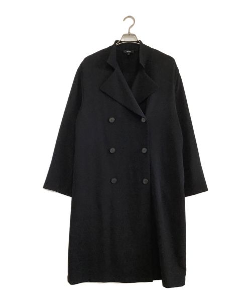 theory（セオリー）theory (セオリー) ADMIRAL CREPE/DB BELT COAT S ブラック サイズ:Sの古着・服飾アイテム