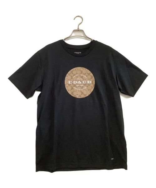 COACH（コーチ）COACH (コーチ) 半袖Tシャツ ブラック サイズ:Lの古着・服飾アイテム