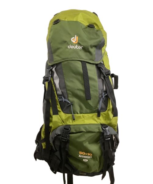 deuter（ドイター）deuter (ドイター) 登山リュック  エアコンタクトSLリュック 黄緑×グレーの古着・服飾アイテム