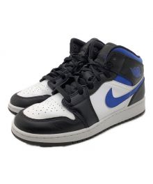 NIKE（ナイキ）の古着「ミッドカットスニーカー AIR JORDAN1」｜ブラック×ブルー