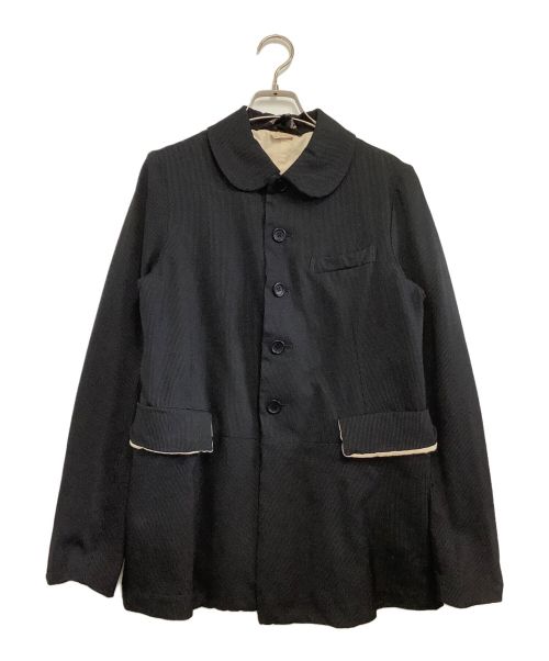 BLACK COMME des GARCONS（ブラック コムデギャルソン）BLACK COMME des GARCONS (ブラック コムデギャルソン) テーラードジャケット ブラック サイズ:XSの古着・服飾アイテム