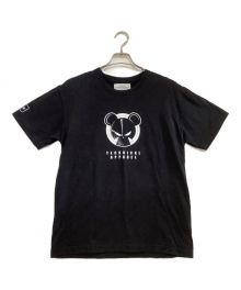 NEIGHBORHOOD×MEDICOM TOY（ネイバーフッド×ミディアムトイ）の古着「プリントTシャツ」｜ブラック