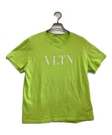 VALENTINO（ヴァレンティノ）の古着「ロゴTシャツ」｜ライトグリーン