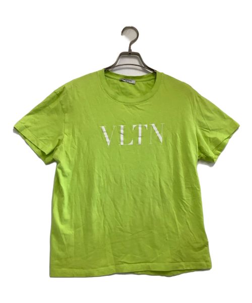 VALENTINO（ヴァレンティノ）VALENTINO (ヴァレンティノ) ロゴTシャツ ライトグリーン サイズ:Mの古着・服飾アイテム