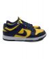 中古・古着 NIKE (ナイキ) DUNK LOW RETRO MICHIGAN  イエロー×ネイビー サイズ:27.5：12000円