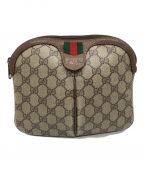 GUCCIグッチ）の古着「ショルダーバッグ GUCCI GG」｜ベージュ