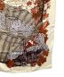 中古・古着 HERMES (エルメス) シルクスカーフ　	カレ90　VENDANGES (ぶどうの収穫) アイボリー×ブラウン サイズ:なし：30000円