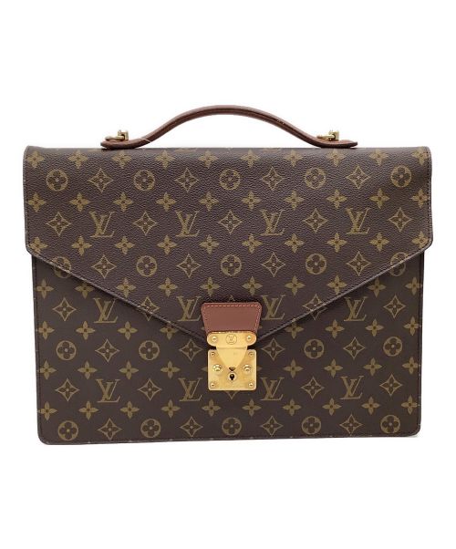 LOUIS VUITTON（ルイ ヴィトン）LOUIS VUITTON (ルイ ヴィトン) ポルト ドキュマン・バンドリエール ブラウンの古着・服飾アイテム