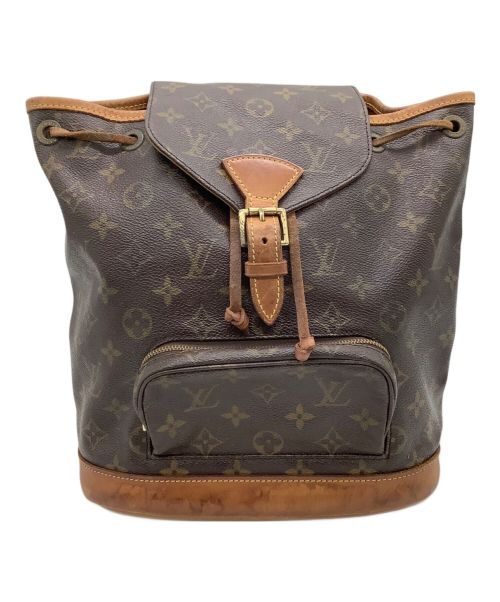 LOUIS VUITTON（ルイ ヴィトン）LOUIS VUITTON (ルイ ヴィトン) リュック LOUIS VUITTON モノグラム ミニモンスリ ブラウンの古着・服飾アイテム