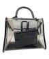 DELVAUX BRILLANT X-RAY (デルヴォー) クリアトートバッグ DELVAUX BRILLANT X-RAY  クリア×ブラック：67000円