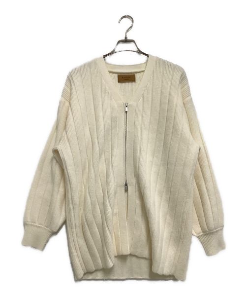 Ameri（アメリ）Ameri (アメリ) ビスチェレイヤードニットカーディガン AMERI UND BUSTIER LAYERED KNIT CARDIGAN アイボリー サイズ:Freeの古着・服飾アイテム