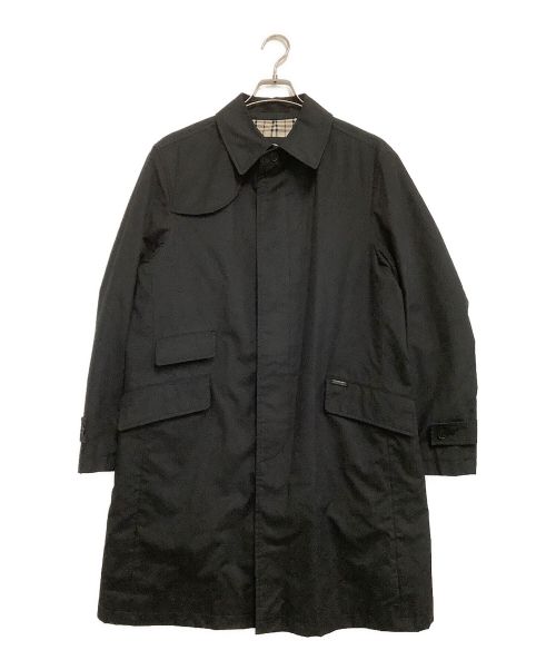 BURBERRY BLACK LABEL（バーバリーブラックレーベル）BURBERRY BLACK LABEL (バーバリーブラックレーベル) ステンカラーコート ブラック サイズ:Mの古着・服飾アイテム