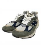 NEW BALANCEニューバランス）の古着「ローカットスニーカー NEW BALANCE」｜オリーブ×ベージュ