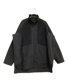 WHITE MOUNTAINEERING（ホワイトマウンテ二アニング）の古着「ブルゾン WHITE MOUNTAINEERING 2024SS POLYESTER TAFFETA RAGLAN SLEEVE ZIP BLOUSON」｜ブラック