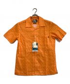 PAIKAJIパイカジ）の古着「アロハシャツ　Relax Fit」｜オレンジ