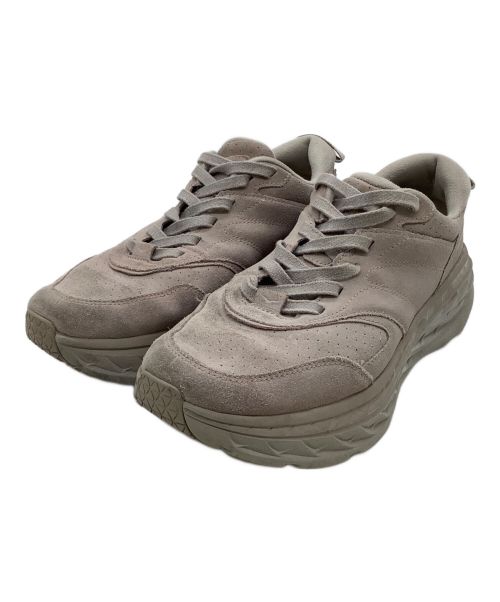 HOKAONEONE（ホカオネオネ）HOKAONEONE (ホカオネオネ) スニーカー BONDAI L SUEDE ブラウン サイズ:28の古着・服飾アイテム