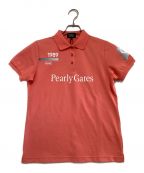 PEARLY GATESパーリーゲイツ）の古着「ゴルフウェア(トップス)」｜ピンク
