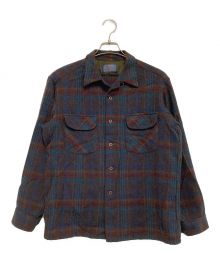 PENDLETON（ペンドルトン）の古着「チェックシャツ　	70’s」｜グレー