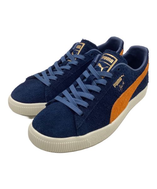 PUMA（プーマ）PUMA (プーマ) ローカットスニーカー Clyde OG  75周年記念モデル ネイビー×オレンジ サイズ:27の古着・服飾アイテム