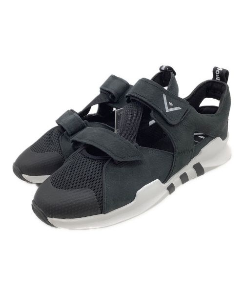 adidas（アディダス）adidas (アディダス) WHITE MOUNTAINEERING (ホワイトマウンテ二アニング) サンダル ADV Sandal ブラック×ホワイト サイズ:28の古着・服飾アイテム