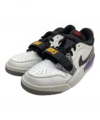 NIKEナイキ）の古着「スニーカー JORDAN LEGACY 312 LOW LAKERS」｜ホワイト×パープル