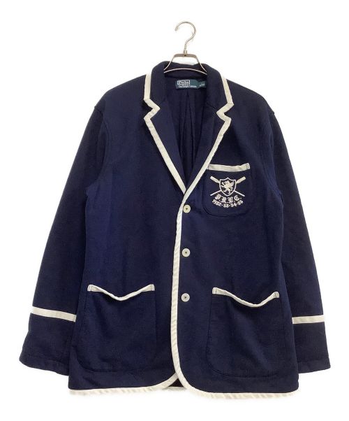 POLO RALPH LAUREN（ポロ・ラルフローレン）POLO RALPH LAUREN (ポロ・ラルフローレン) ソフトテーラードジャケット ネイビー サイズ:Lの古着・服飾アイテム