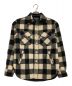 H.R.MARKET×Woolrich（ハリウッドランチマーケット×ウールリッチ）の古着「エルボーパッチ付きCPOジャケット」｜ベージュ×ブラック